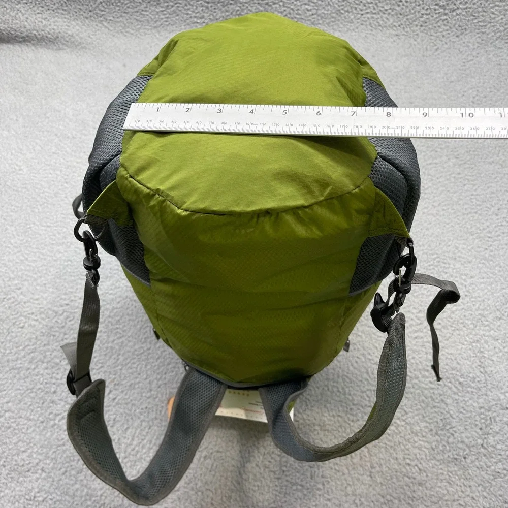 TIBAG Unisex OS Green Packable Travel Duffel Backpack Lightweight Ripstop Bag